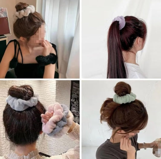 🌸 Cloud Touch | Plush Daily Scrunchie
