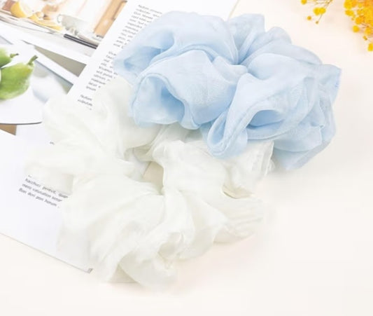 Midnight Lace | Soft Lace Scrunchie