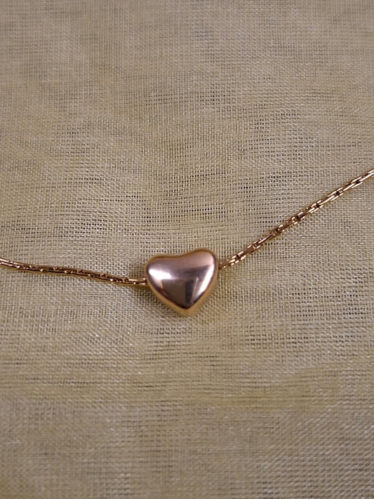 Mini Soft-Glow Heart Necklace | Everyday Gold Pendant | Heart Whispers Collection 💛