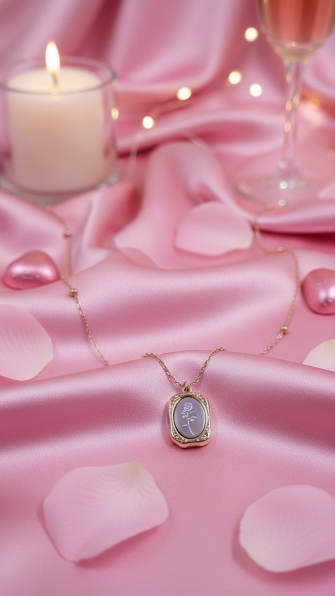 🌿 Whispered Stone | Natural Calm Pendant