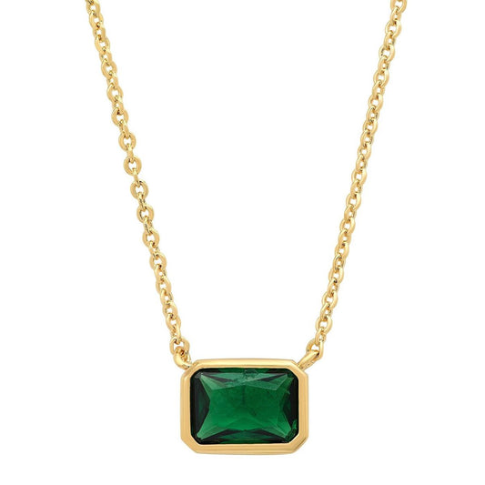 💚 Emerald Calm Pendant Necklace