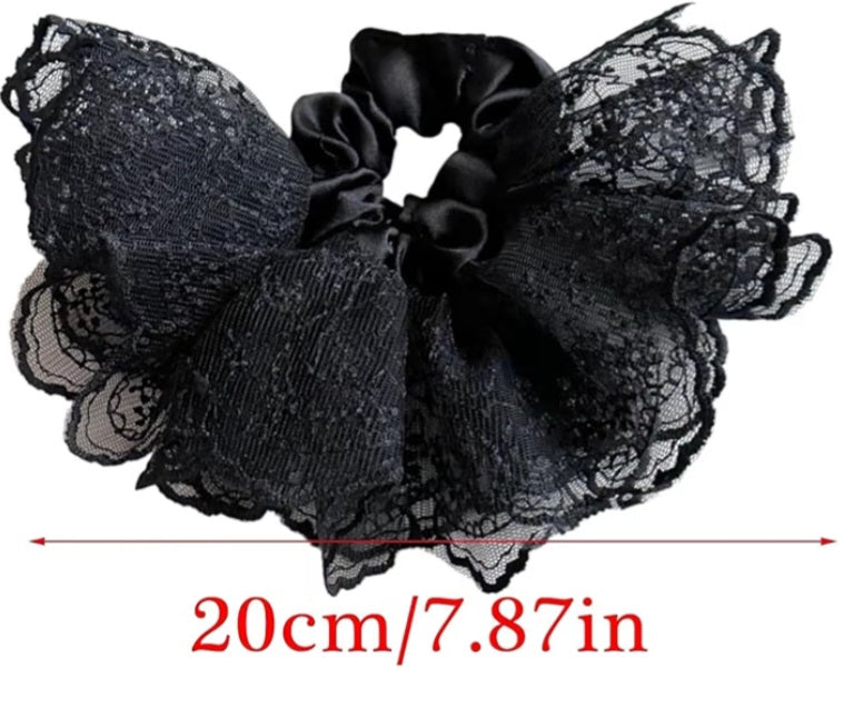 🤍🖤Lace Whisper Scrunchie