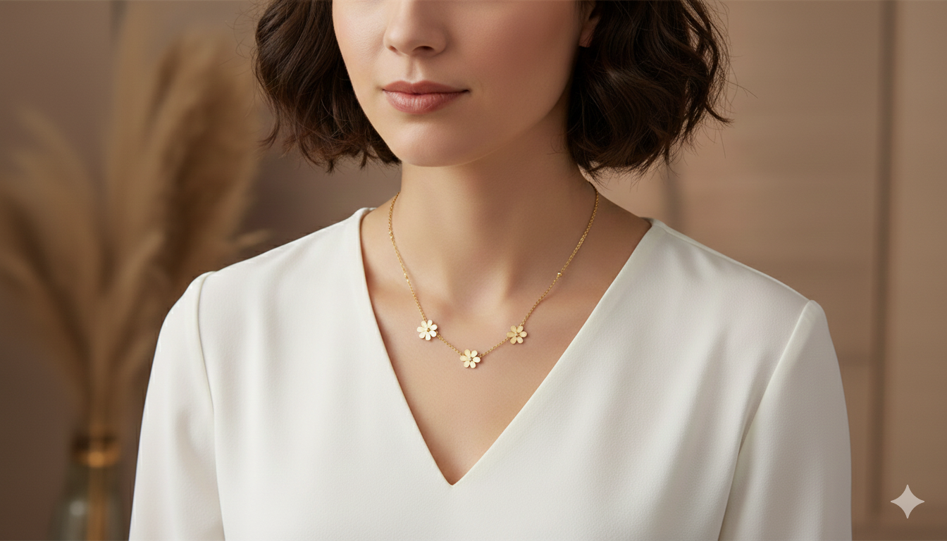 [PRE-ORDER]🌼 Golden Bloom Layered Necklace
