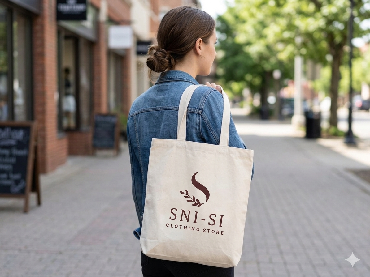 👜 Sni-Si Signature Tote Bag 🤍