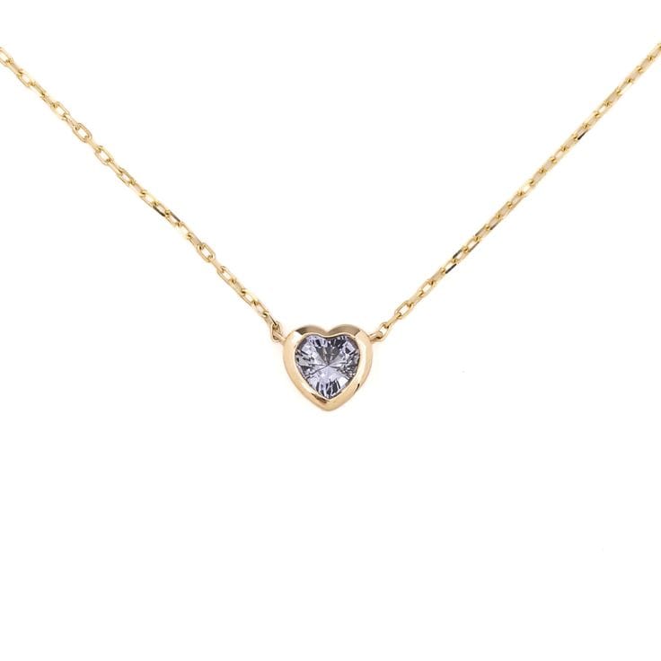 Mini Crystal Heart Necklace | Soft Shine Pendant | Heart Whispers Collection 💛💎