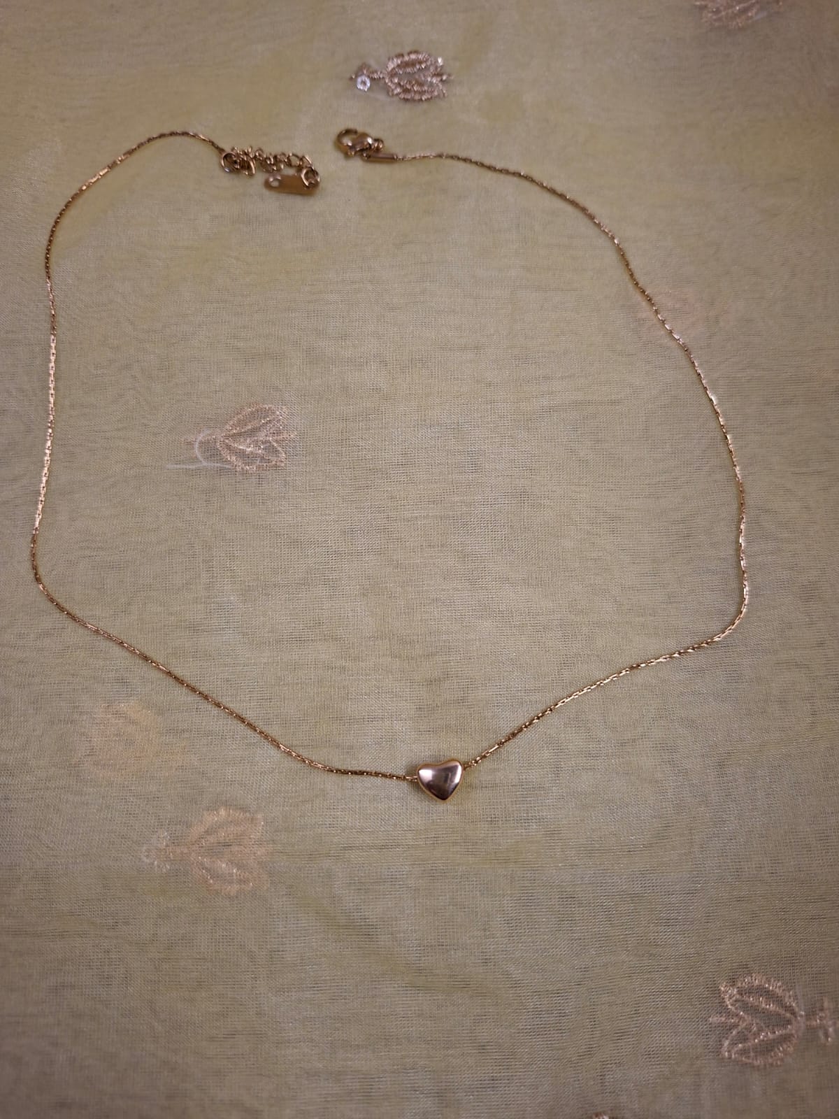 Mini Soft-Glow Heart Necklace | Everyday Gold Pendant | Heart Whispers Collection 💛