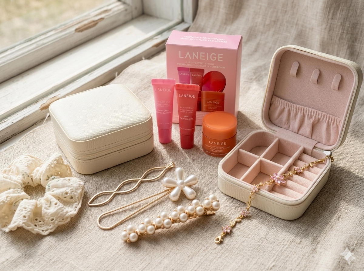 😊 Blush Petal Vanity 🌸
