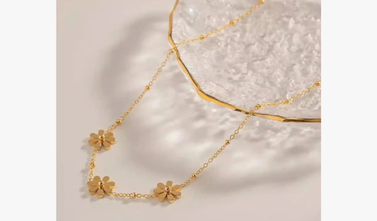 [PRE-ORDER]🌼 Golden Bloom Layered Necklace