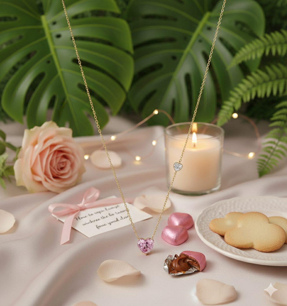 [PRE-ORDER] 💗 Blush Heart Necklace