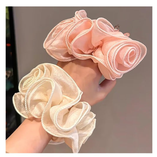 🌸 Rosé Bloom Hair Clutch